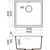 Кухонная мойка Omoikiri Kata 44-U WH 4997518, белый - фото 4