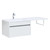 Тумба подвесная с раковиной-столешницей Aquanet Токио 130 см 00236917 L, белый - фото 