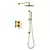 Душевая система для душа Timo Saona SX-2309/17SM (со скрытой частою) золото матовое - фото 