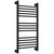 Полотенцесушитель водяной Сунержа Богема+ П14 400x860 мм (прямая перемычка) 31-0220-8040, чёрный матовый - фото 