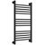 Полотенцесушитель водяной Сунержа Богема+ П14 400x860 мм (выгнутая перемычка) 31-0221-8040, чёрный матовый - фото 