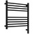 Полотенцесушитель электрический Сунержа Богема 3.1 П9 500x620 мм (прямая перемычка) 31-6005-5050 R, чёрный матовый - фото 