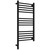 Полотенцесушитель электрический Сунержа Богема 3.1 П14 400x920 мм (прямая перемычка) 31-6004-8040 L, чёрный матовый - фото 