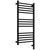 Полотенцесушитель электрический Сунержа Богема 3.1 П14 400x920 мм (прямая перемычка) 31-6005-8040 R, чёрный матовый - фото 