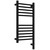 Полотенцесушитель электрический Сунержа Богема 3.1 П11 300x720 мм (прямая перемычка) 31-6005-6030 R, чёрный матовый - фото 
