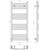 Полотенцесушитель водяной Сунержа Аркус П16 400x1000 мм 30-0251-1040, белый матовый - фото 3