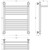 Полотенцесушитель водяной Сунержа Богема+ с полкой П11 500x660 мм 071-0223-6050, сатин - фото 3