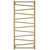 Полотенцесушитель водяной Сунержа Сирокко П12 500x1200 мм 032-0253-1250, золото матовое - фото 2