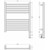 Полотенцесушитель электрический Сунержа Богема 3.1 П11 500x720 мм (прямая перемычка) 30-6005-6050 R, белый матовый - фото 4