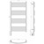 Полотенцесушитель электрический Сунержа Аркус 3.0 П16 500x1120 мм 020-5704-1050 L, шампань - фото 4