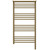 Полотенцесушитель электрический Сунержа Богема 3.1 с полкой П16 500x1120 мм 032-6007-1050 R, золото матовое - фото 2