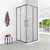 Душевое ограждение Loranto 100x100 см CS-AB01GG-100, серый матовый/прозрачное - фото 2