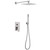 Душевая система для душа Abber Daheim AF8219SP (со скрытой частью) сатин - фото 