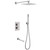 Душевая система для ванны с термостатом Abber Daheim AF8250SP (со скрытой частью) сатин - фото 