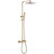 Душевая стойка с термостатом Abber Daheim AF8260GL, золото матовое - фото 