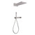 Душевая система для душа с термостатом Abber Rund AF8752SP (со скрытой частью) сатин - фото 