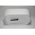 Ванна отдельностоящая Abber Stein 160x70 см AS9626, белый матовый - фото 8
