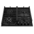 Газовая варочная поверхность Maunfeld EGHG.64.73CB2/G (чёрное стекло) - фото 6