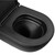 Унитаз подвесной безободковый Azario Ines Black AZ-W03-SB с тонкой крышкой микролифт (система смыва Торнадо) чёрный матовый - фото 4