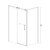 Душевое ограждение Azario Vancouver AZ-NKF1131 L 120х90 см (стекло 8 мм) алюминий/прозрачное - фото 3