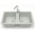 Кухонная мойка Azario Elmas CS00078335, светло-серый, Цвет производителя: светло-серый - фото 2