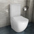 Унитаз-компакт безободковый Azario Renda AZ-8693 с крышкой микролифт - фото 