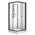 Душевая кабина Loranto Neo 90х90 см CS-21801, чёрный/прозрачное - фото 2