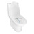 Унитаз-моноблок безободковый с функцией биде Azario Sente AZ-8614B с тонкой крышкой микролифт - фото 2