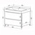 Тумба напольная с раковиной Azario Lotos 80/2 Н см CS00081987 - фото 3