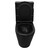 Унитаз-компакт безободковый Azario Black Queen AZ-8380 с тонкой крышкой микролифт, чёрный матовый, Цвет производителя: чёрный матовый - фото 5