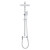 Душевая стойка Azario Arizona AZ-20S, Цвет производителя: хром - фото 2