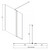 Душевая перегородка Azario Chicago 110 см AZ-NAR6321 1100 (стекло 8 мм) с кронштейном в комплекте, хром/прозрачное - фото 4