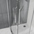 Душевое ограждение Azario SHANGHAI 90x90 см AZ-S43-90-MGR-CL, графит матовый/прозрачное - фото 5