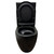 Унитаз-компакт безободковый Azario Cobalt-Black AZ-6089A-MB с быстросъемным сиденьем микролифт (система смыва Торнадо) чёрный матовый - фото 4