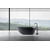 Ванна отдельностоящая Abber Dortmund 170x75 см AM9911B, черный - фото 8