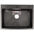Кухонная мойка Gerhans K36045B 3 мм, с отверстием под смеситель и дозатор, с PVD покрытием, графит, Цвет производителя: графит - фото 8