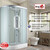 Гидробокс Avacan 120x80 см C2012RLED, хром/матовое (безсиликоновая сборка) - фото 4