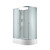 Душевая кабина Avacan 120x80 см C3012LN, хром/матовое (безсиликоновая сборка) - фото 