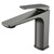 Смеситель для раковины Vincea Puro VBF-5P01GM, вороненая сталь - фото 