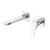 Смеситель для раковины настенный Vincea Puro VBFW-5P01CH (со скрытой частью) - фото 