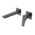Смеситель для раковины настенный Vincea Puro VBFW-5P01GM (со скрытой частью) вороненая сталь - фото 