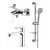 Набор смесителей 3 в 1 для душа Aquatek Альфа AQ1931CR - фото 