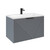 Тумба подвесная с раковиной Grossman Блисс 70 см 107053, графит матовый - фото 