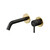Смеситель для раковины настенный Allen Brau Priority 5.31030-GB31 (со скрытой частью) золото/чёрный - фото 
