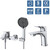 Набор смесителей 3 в 1 для ванны BelBagno MARINO-VASM/LVM-CRM - фото 