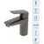 Смеситель для раковины BelBagno DUE-LVM-GM-W0, оружейная сталь - фото 