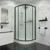 Душевое ограждение Niagara Eco 80x80 см NG-003-14MT, чёрный/матовое - фото 