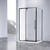 Душевое ограждение Vincea Slim-N 120x100 см VSR-4SNP1012CLB, чёрный/прозрачное - фото 