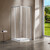 Душевое ограждение Vincea Garda 90x80 см VSS-1G8090CLBN, никель/прозрачное - фото 