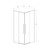 Душевое ограждение Vincea Slim-N 100x80 см VSS-4SN8010CLBN, никель/прозрачное - фото 6